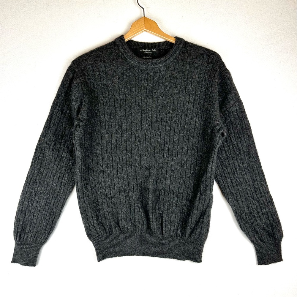 Northern Isles Cashmere Ribbed Pullover Sweater Office Quiet Luxury Preppy